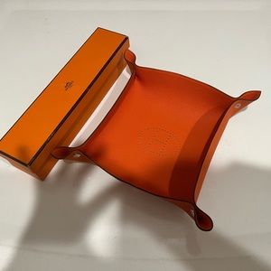 Hermes Mises et Relances Leather Change Jewelry Tray